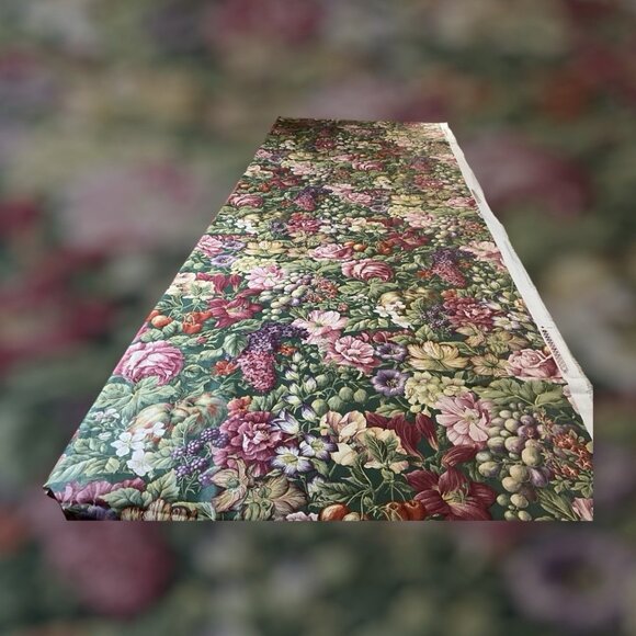 Kaufmann Floral Cotton Home Decor Fabric Design by Carole Watson 2.25 Yards - Picture 3 of 15